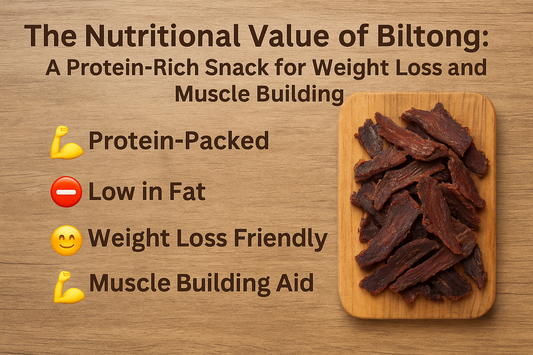 🥩 The Nutritional Values of Biltong: A Protein-Packed Snack for Health & Fitness